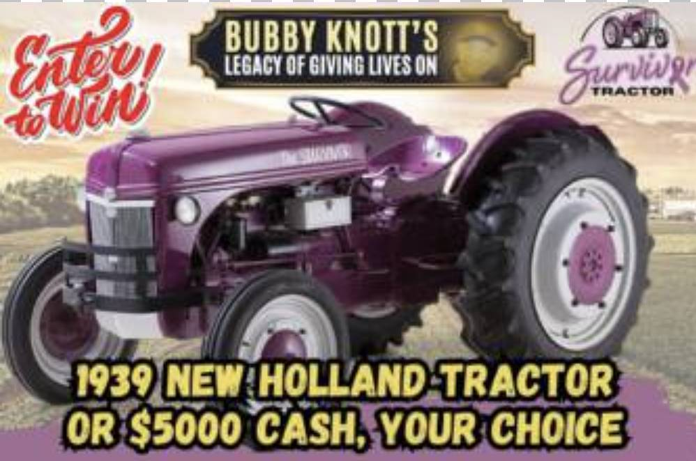 The little purple tractor.