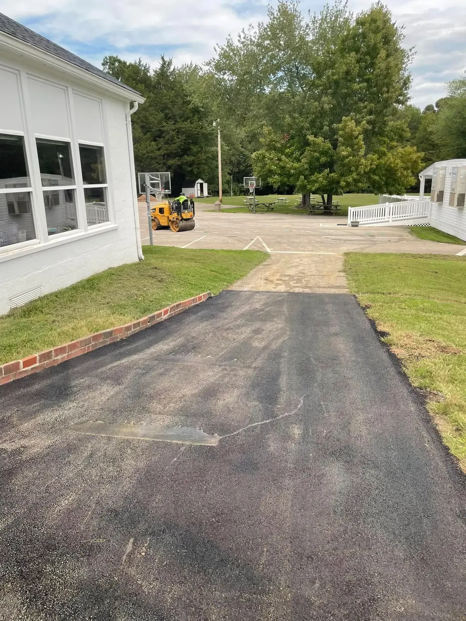 asphalt after demo