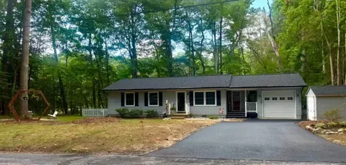 Asphalt project new black top driveway