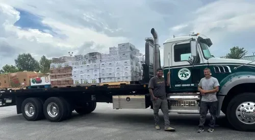 feeding st marys truckload of food