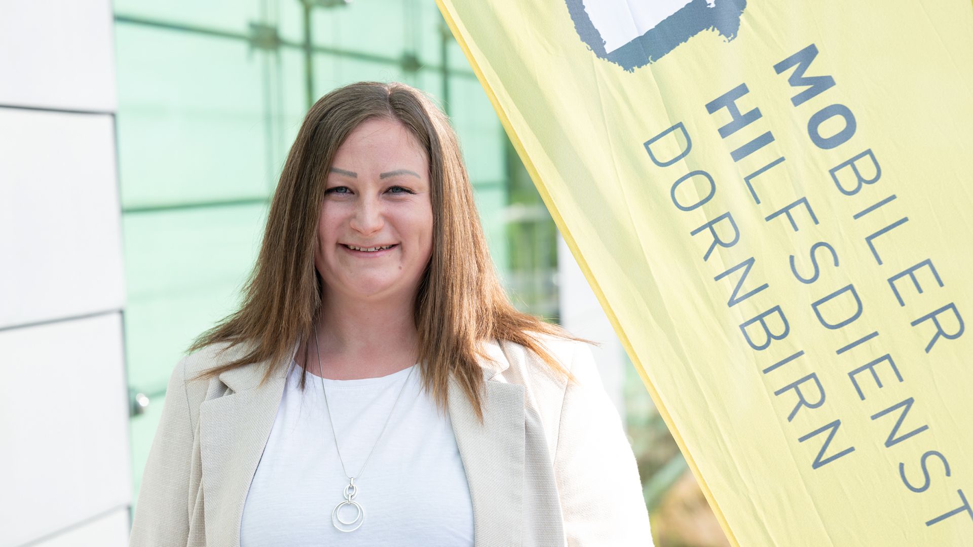 Portrait Stefanie Penhofer, Auszeichnung Kategorie Mobiler Hilfsdienst und Hauskrankenpflege
