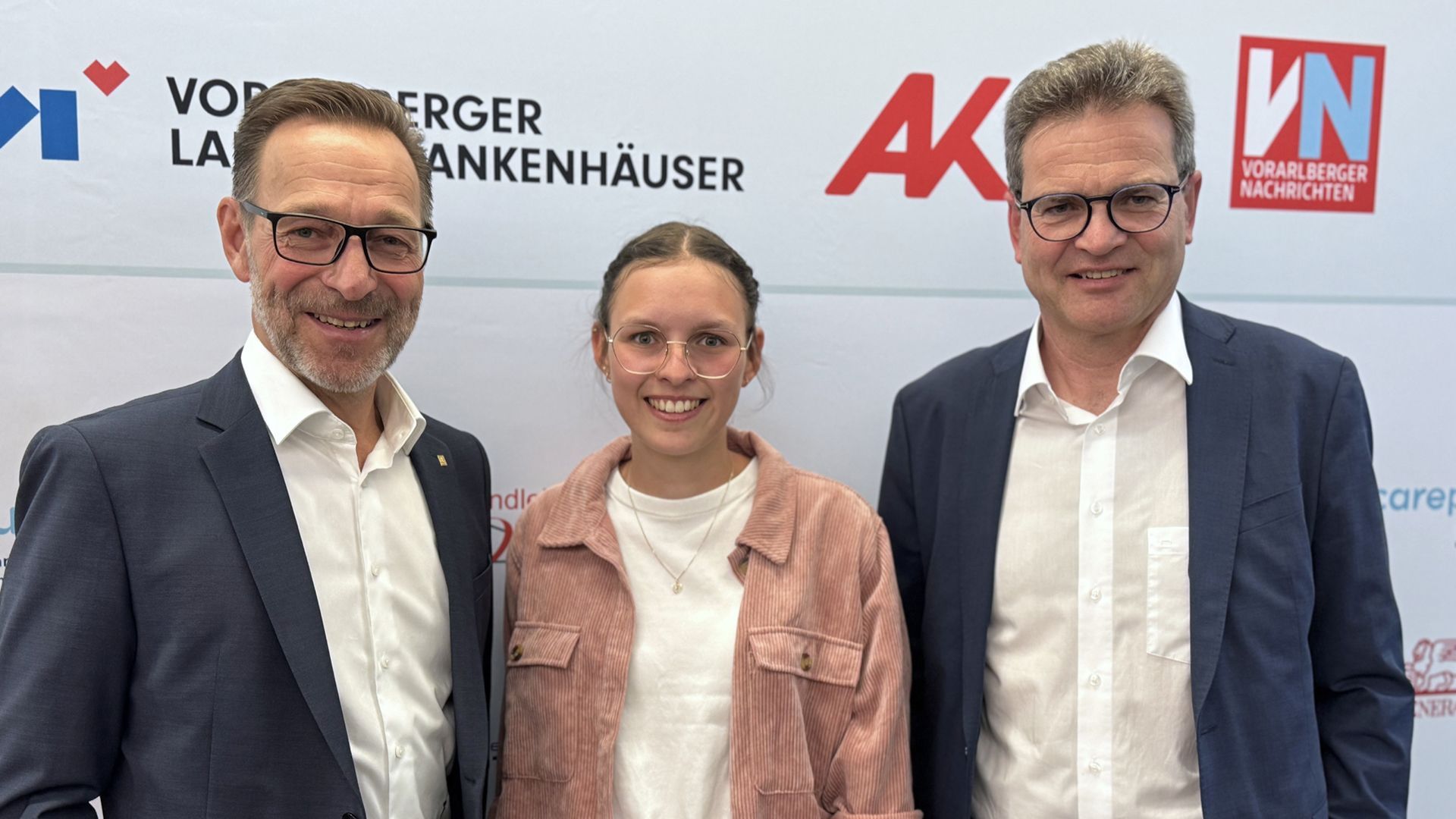 Gerhard Böhler, Generali; Teresa Rezeption Hotel Sonne; Dr. Richard Forster, Sprecher der Vorarlberger Notare