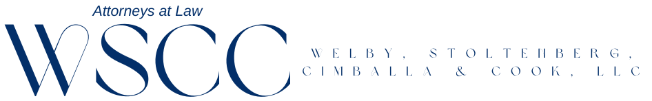 A blue and white logo for a company called wscc