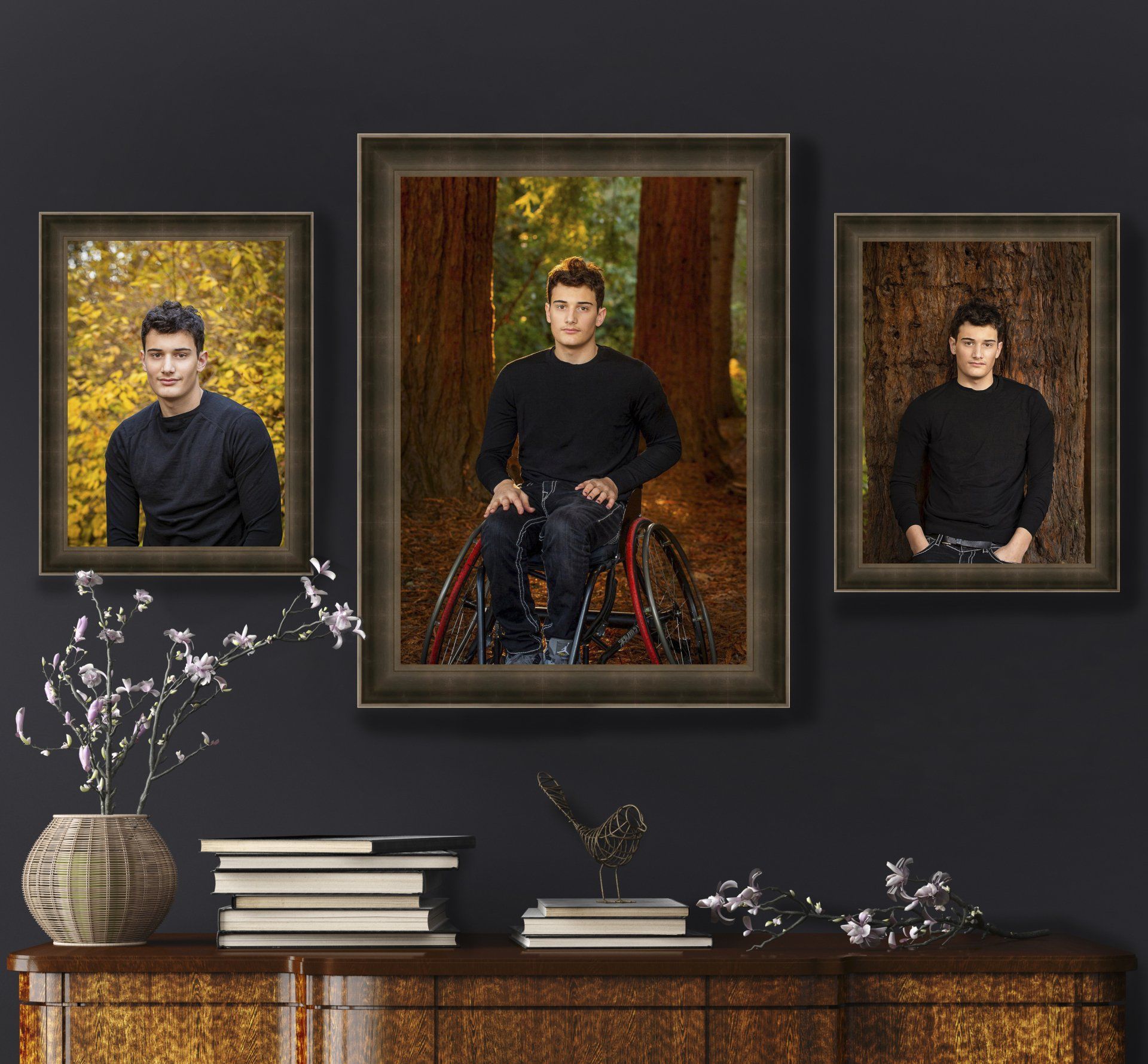 Senior Boy Portrait Framed