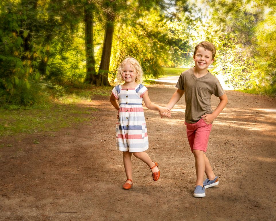 Brother and Sister Portrait