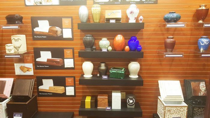 Urn showroom