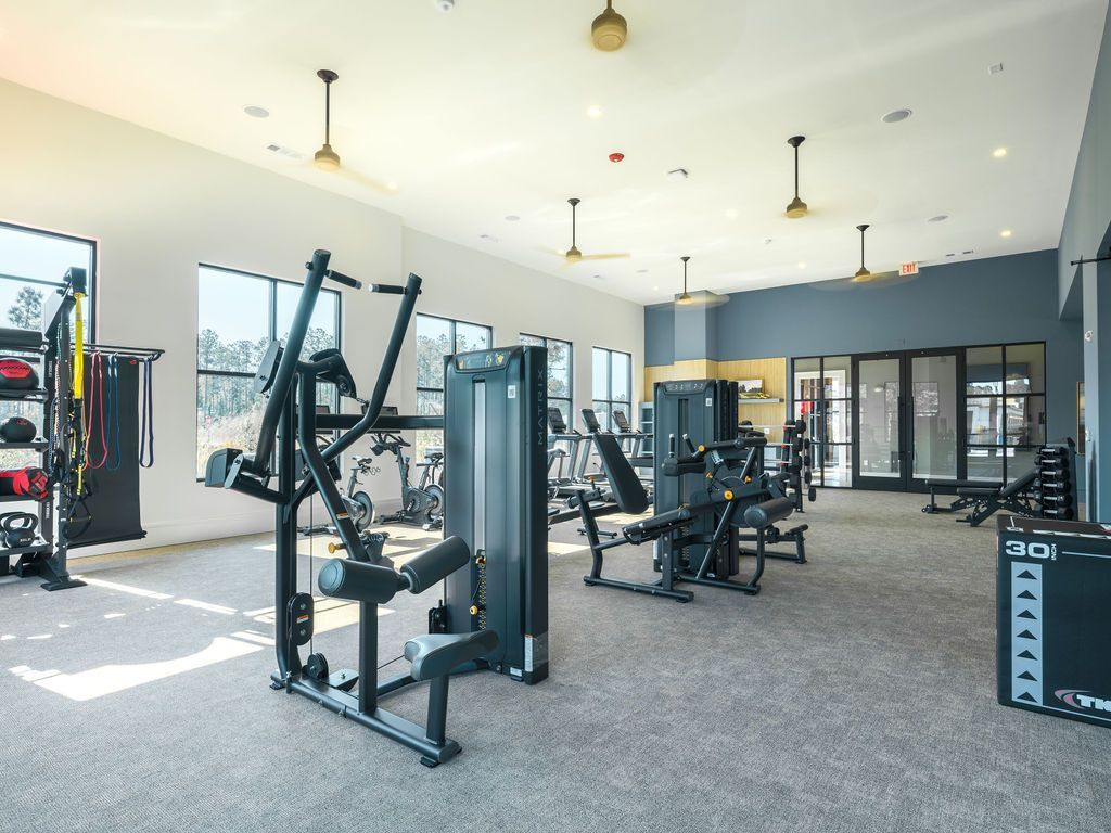 Fitness center at Preserve at Heartwood in Richmond Hill, GA.