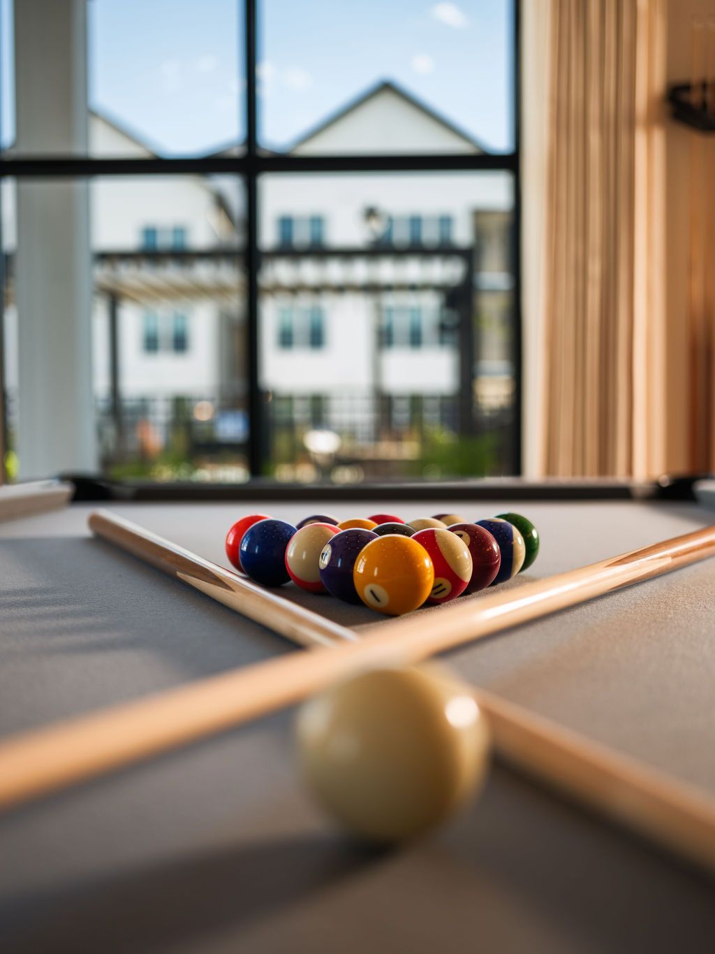 Pool table at Preserve at Heartwood in Richmond Hill, GA.