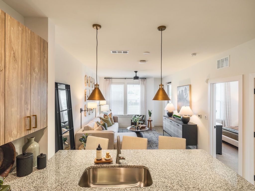 Kitchen island at Preserve at Heartwood in Richmond Hill, GA.