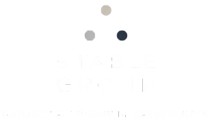 Stable Group logo featuring three circles arranged in a triangle