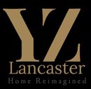 a logo for yz lancaster home reimagined