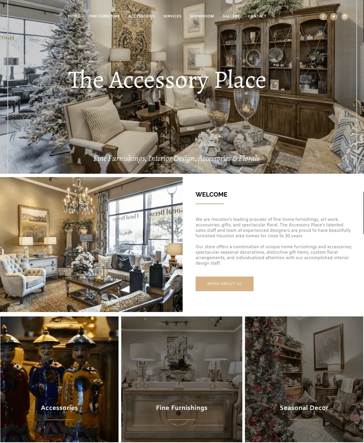 Homepage of