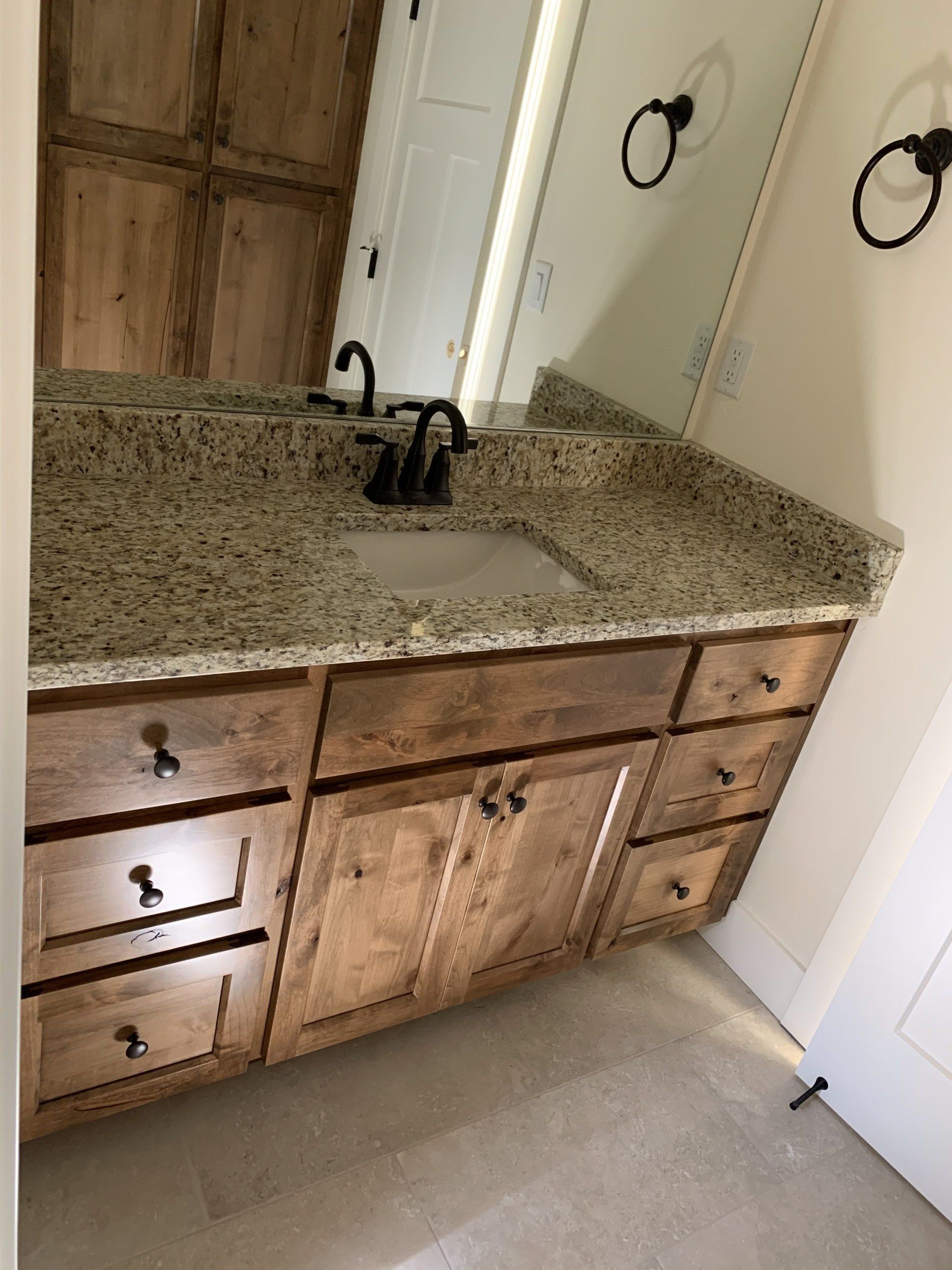Residential Bathroom Cabinets — Medford, OR — Gary Smith Custom Cabinet Shop