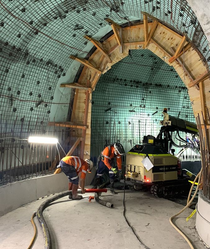 Concrete pumping