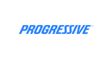 Progressive Insurance logo in blue text.