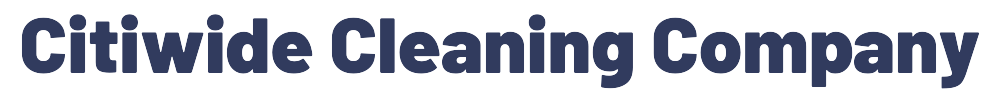 Citiwide Cleaning Company logo in blue text with a stylized building icon