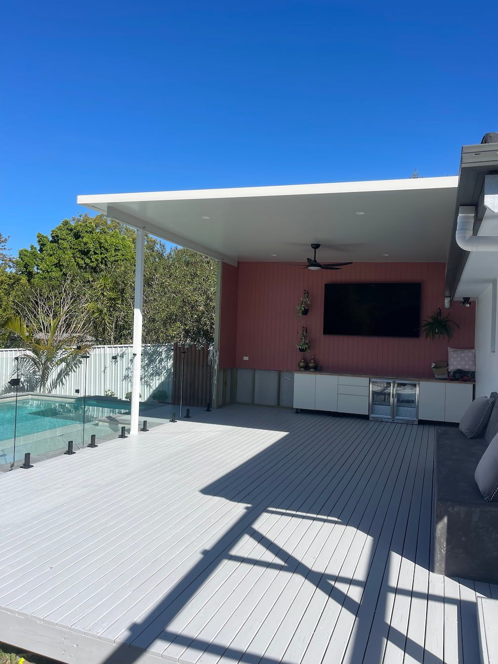 A gold coast patio recently built