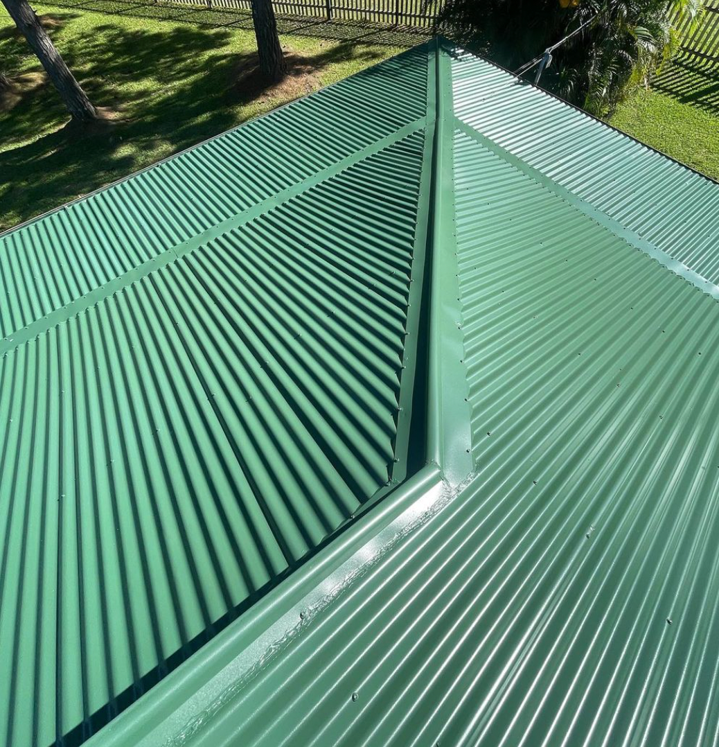A colorbond roof