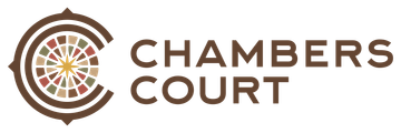 Black text reading "Chambers Court" on a white background.