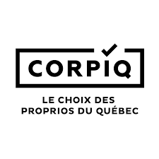 Logo for CORPIQ, with text