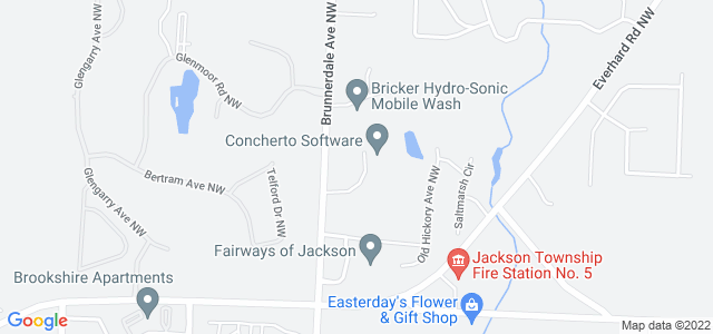 Map of business location