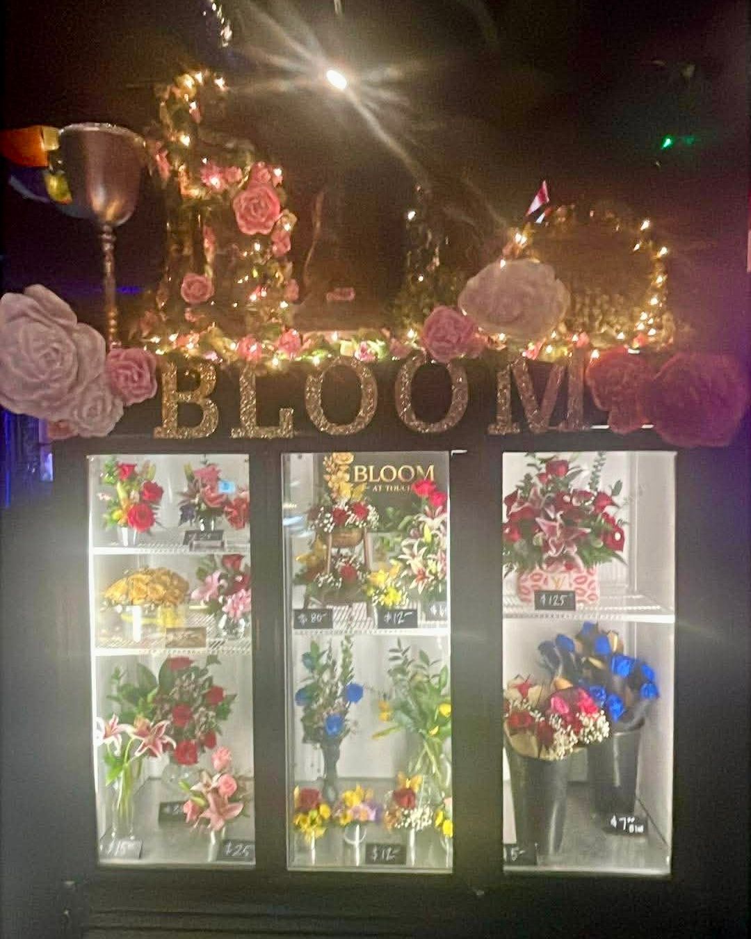 Neon sign reading 