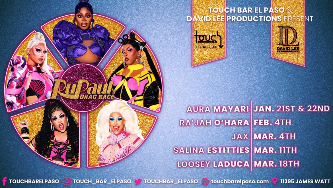 TopRated Drag Shows & Drag Brunch at Touch Bar El Paso El Paso, TX
