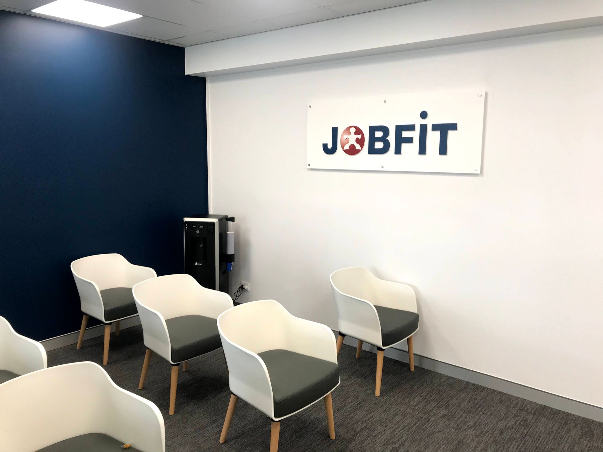 A training room at a company call JobFit— Nyon Shopfitters in Morisset, NSW