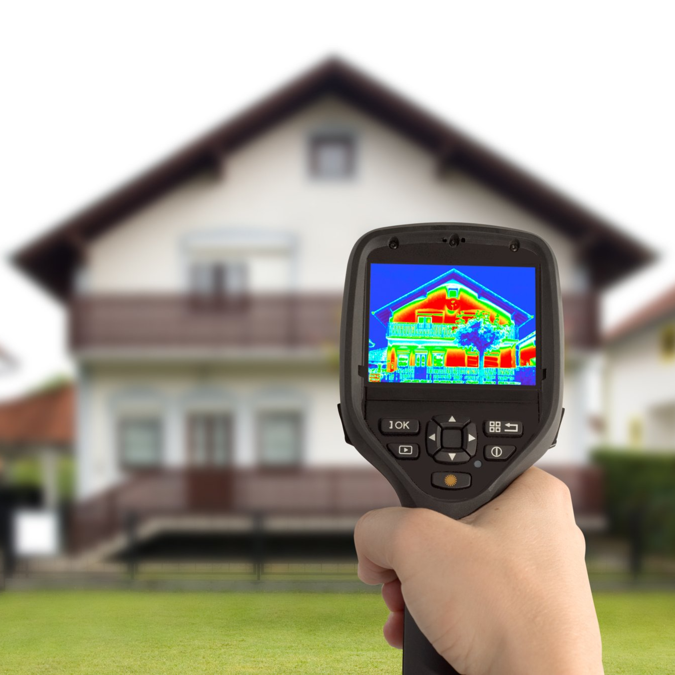 thermal imaging a house