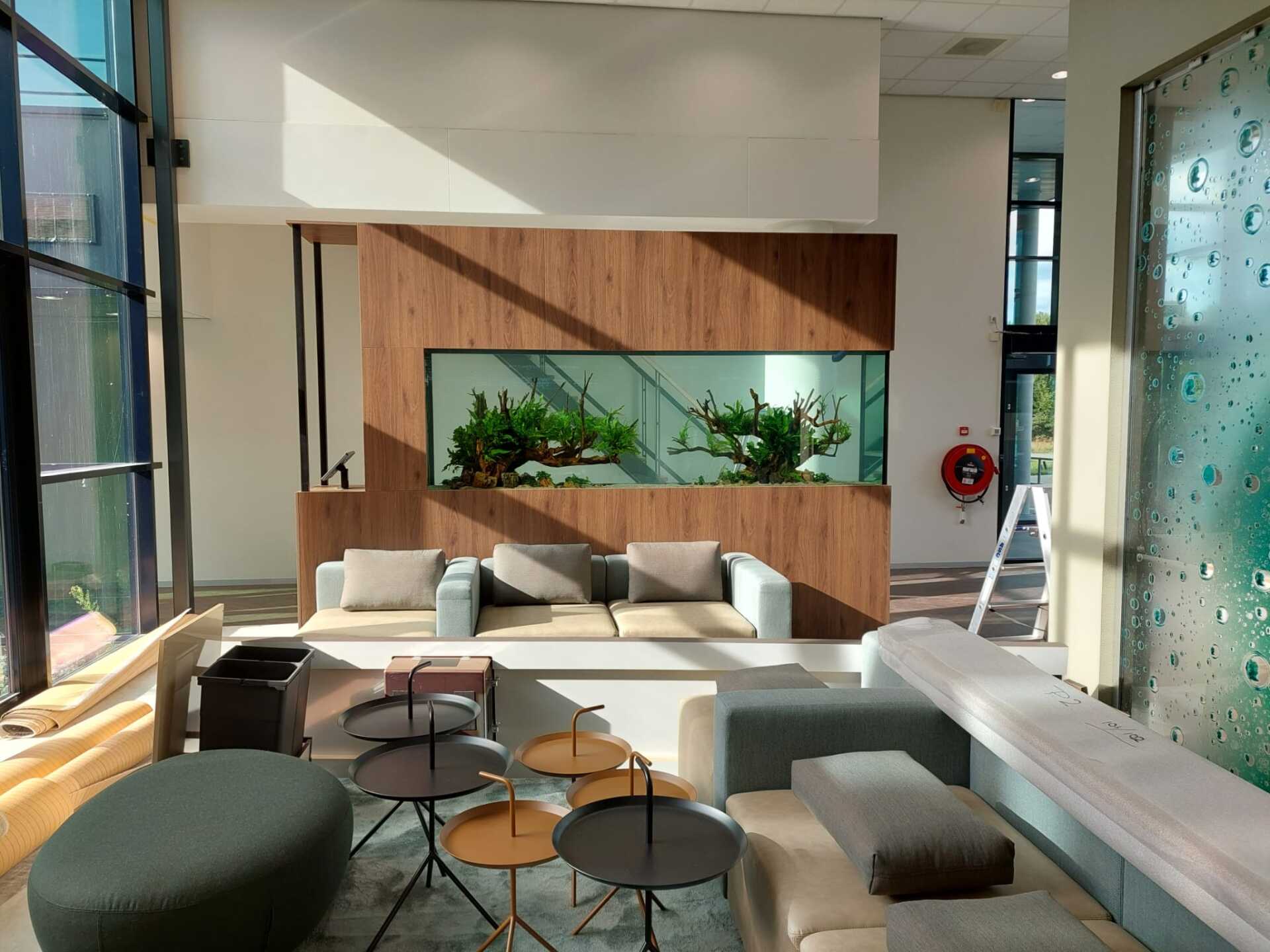 Custom aquarium op Kantoor