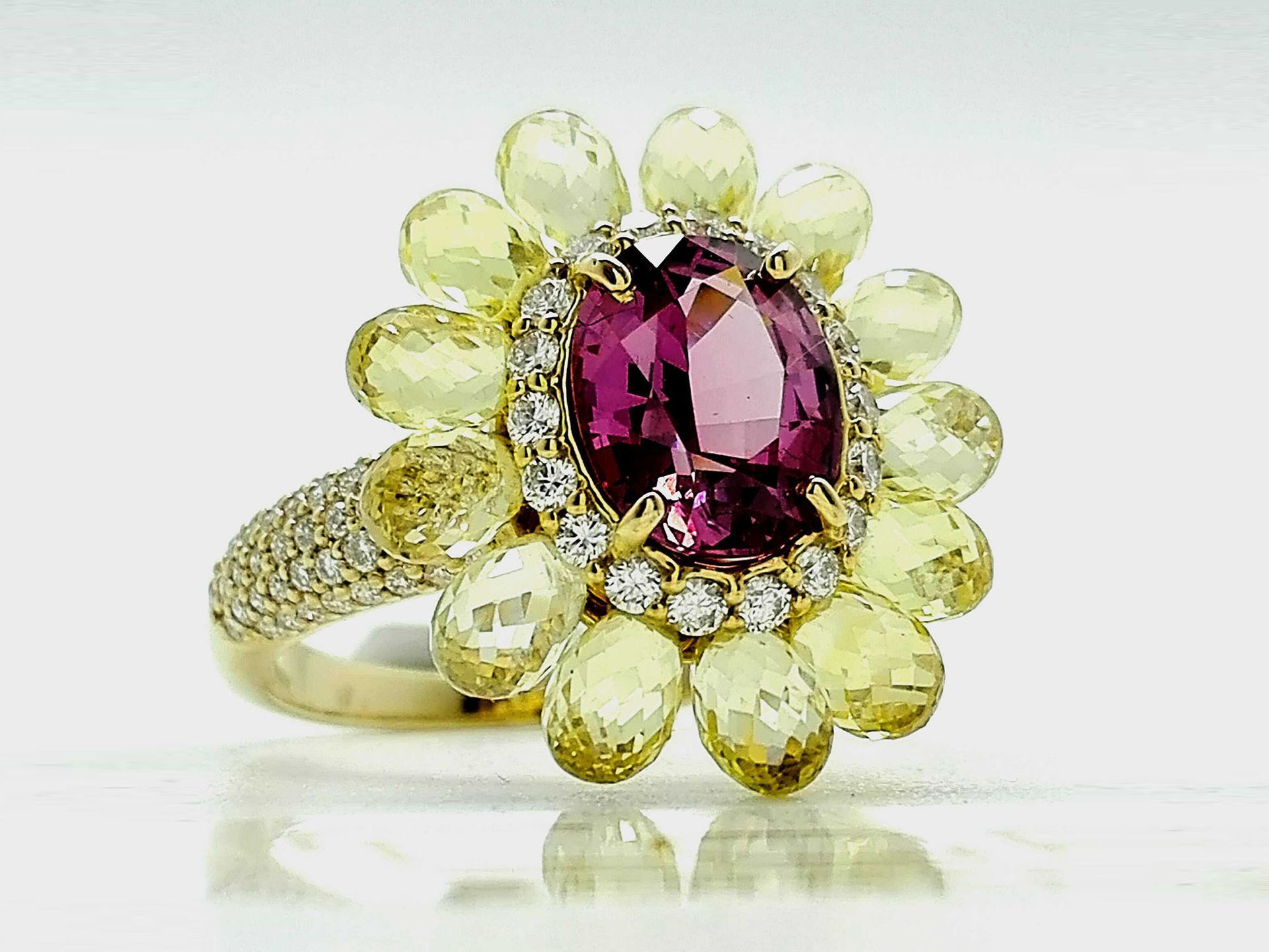 anello pietre preziose