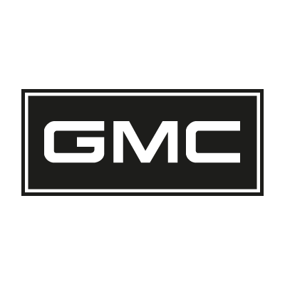 GMC logo: white