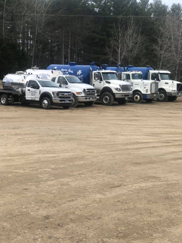 Fleet of septic service vehicles