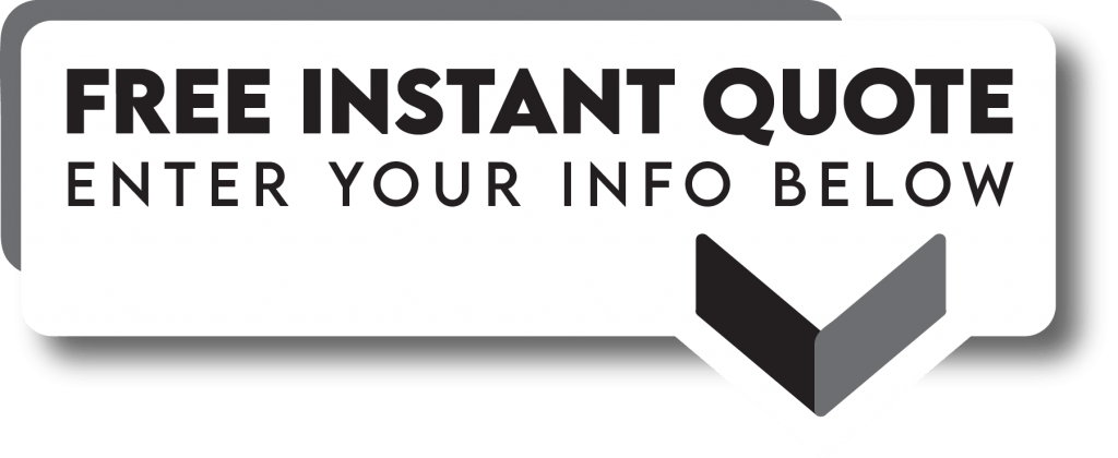 A free instant quote enter your info below button with an arrow pointing down.