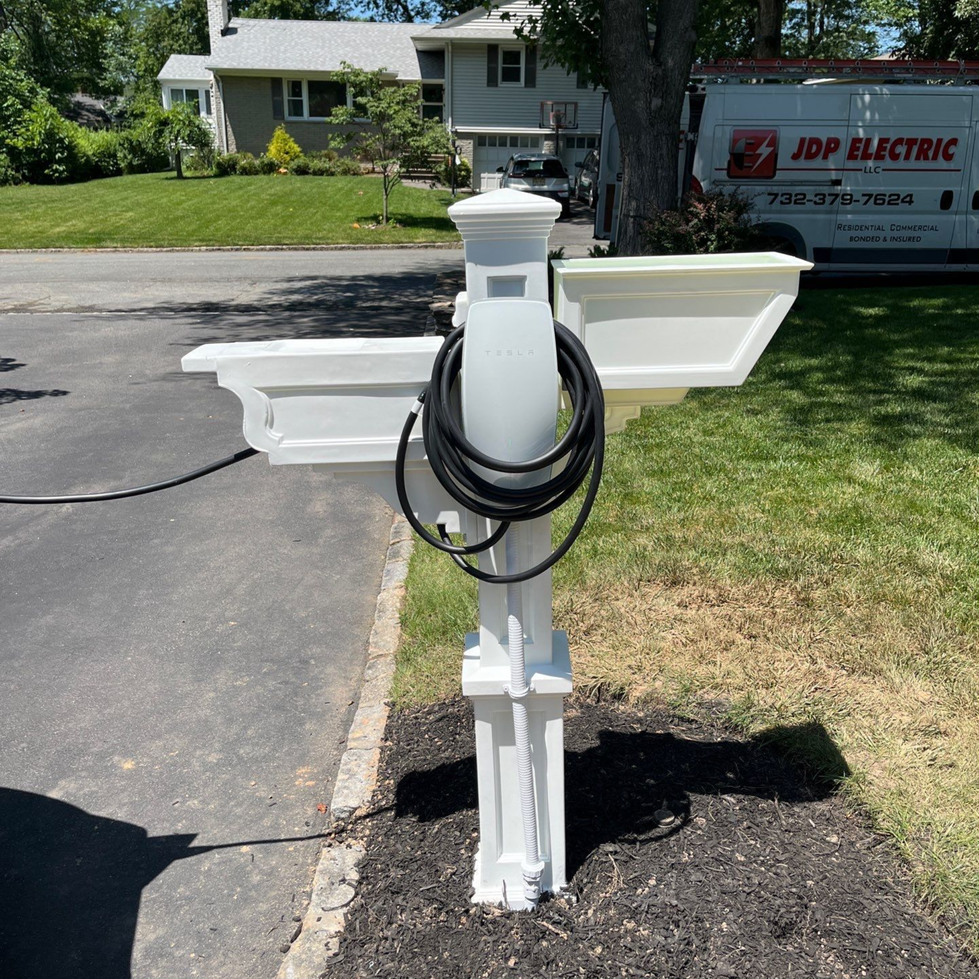 Tesla Wall Connector EV charger installation – JDP Electric, New Providence, NJ