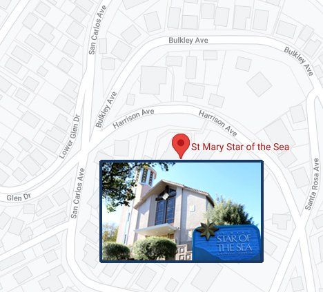 Use Driving Directions for Step by Step instructions Map and Photo of St. Mary Star of the Sea Catholic Church