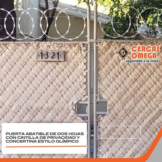 ALARMAS OMEGA - Puerta abatible de dos hojas