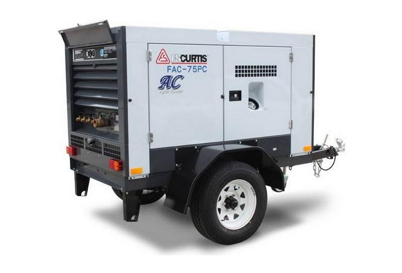 White Trailer-mounted Generator With Black Frame — PowerMaster Batteries Moree in St, Moree, NSW