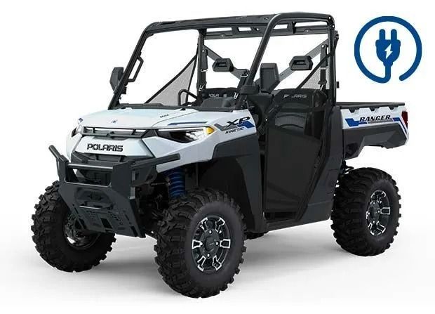 White and Black Polaris Off-road Utility Vehicle — PowerMaster Batteries Moree in St, Moree, NSW
