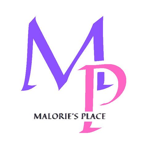 Purple and pink “MP” logo with the text “Malorie’s Place” underneath