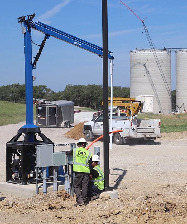 CR Manufacturing Grand Island Nebraska Truck Grain Probe Installation