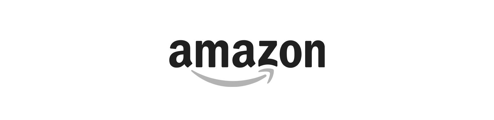 A black and white image of the amazon logo.