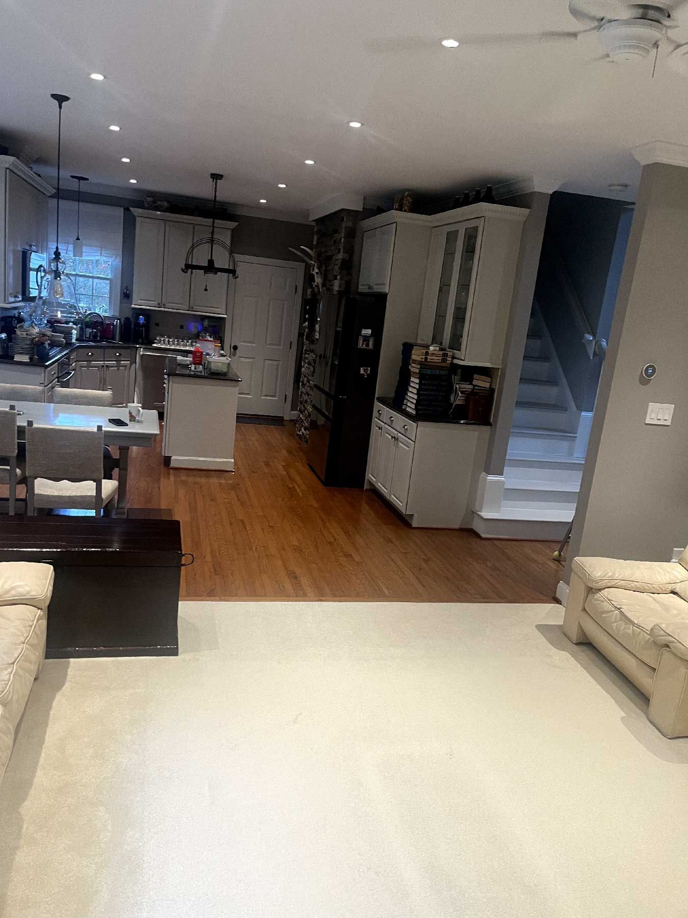 before flooring services 