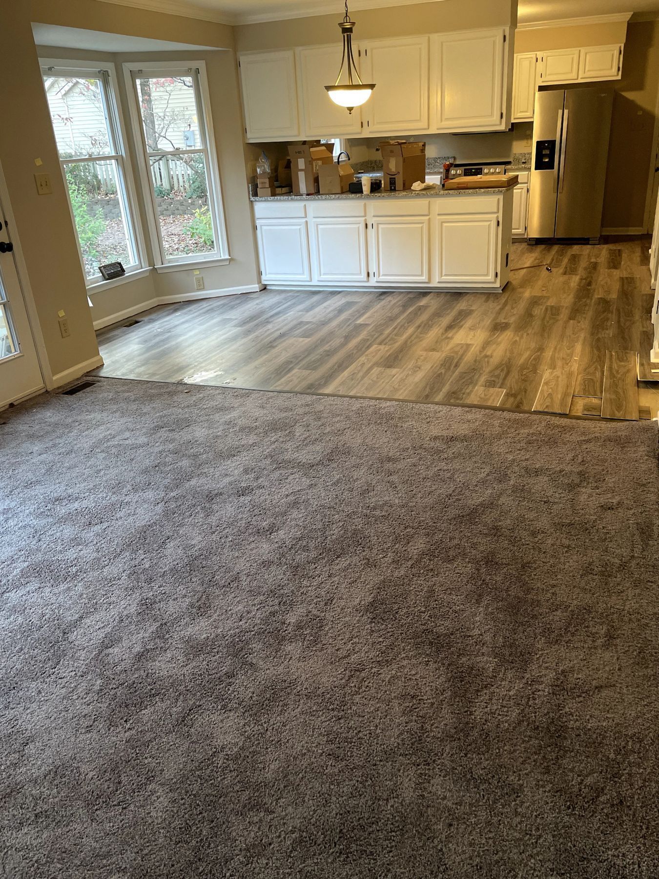 before flooring services 