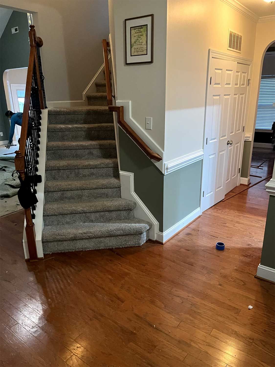 before flooring services 