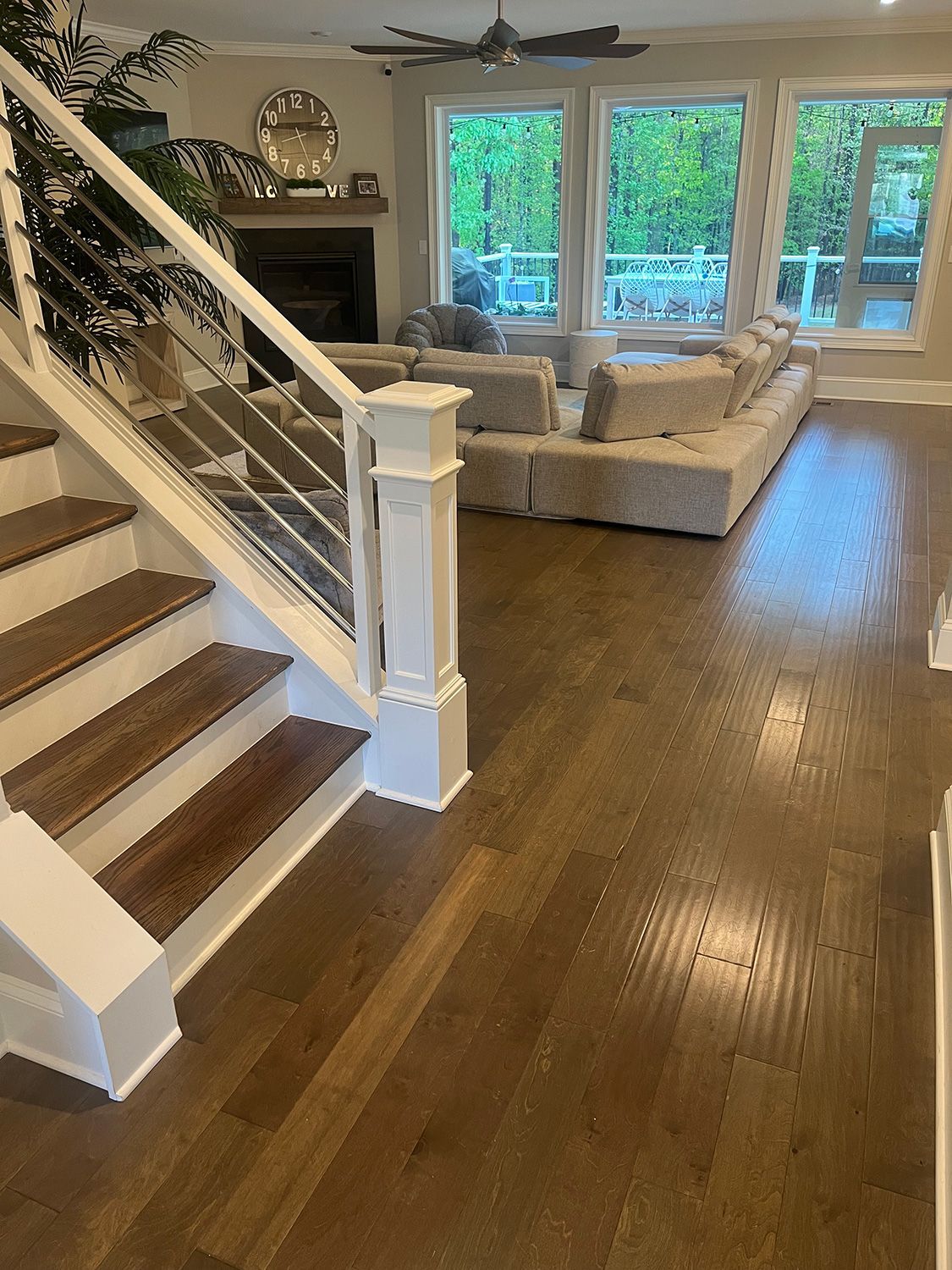before flooring services 