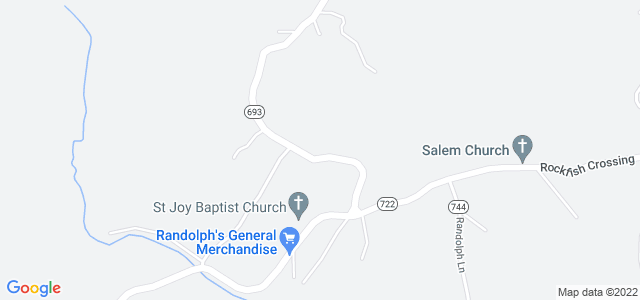 Map of business location