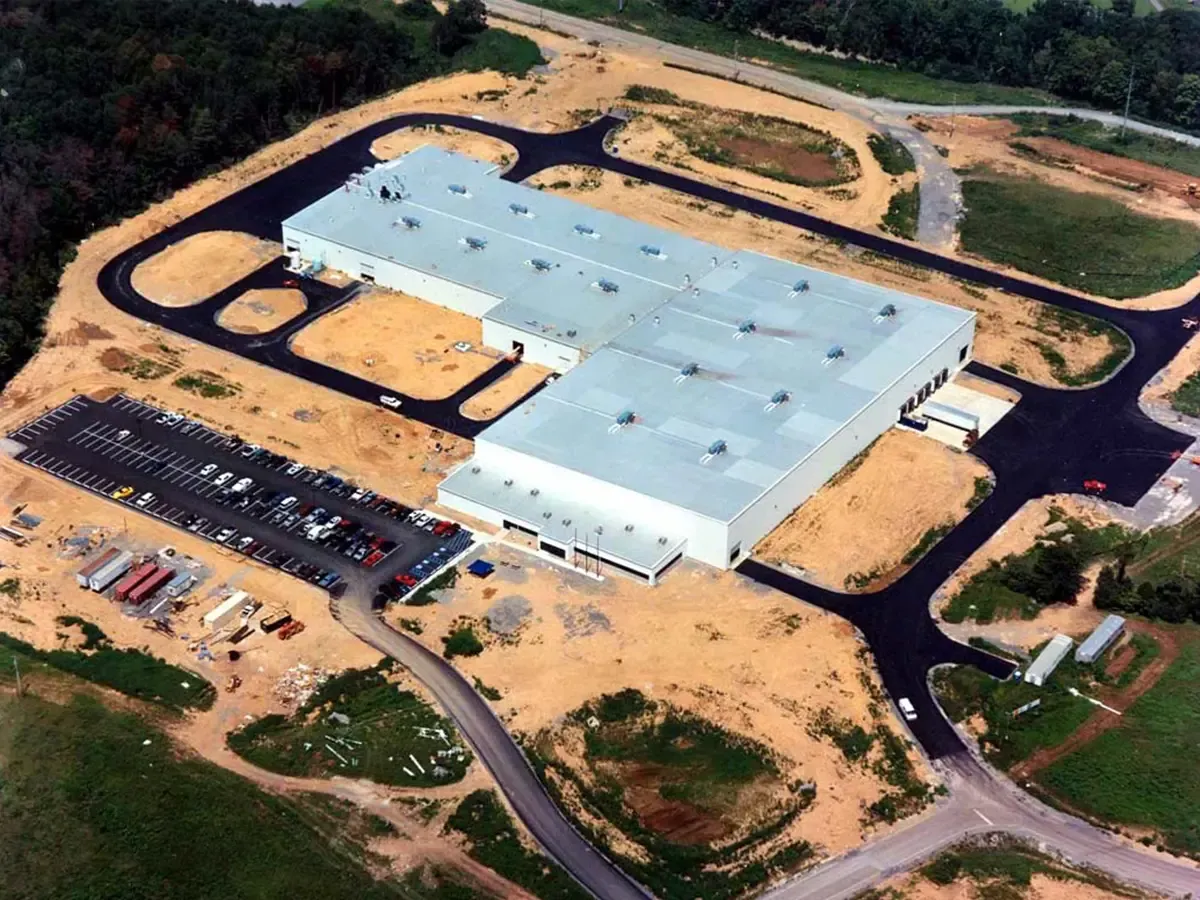 An arial view of