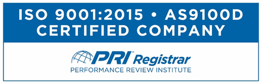 ISO 9001:2015 AS9100D Certified Company in Manchester CT