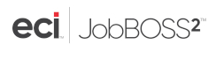 a logo for eci jobboss2 is shown on a white background .